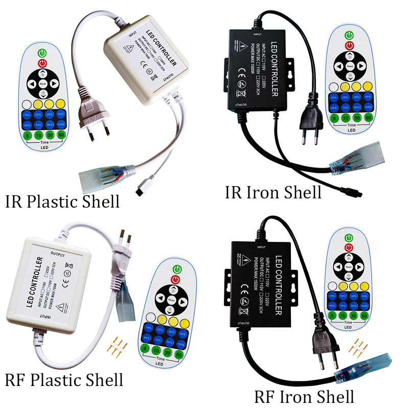 IR RF Remote Control High Power AC High Voltage CCT LED Light Dimmer